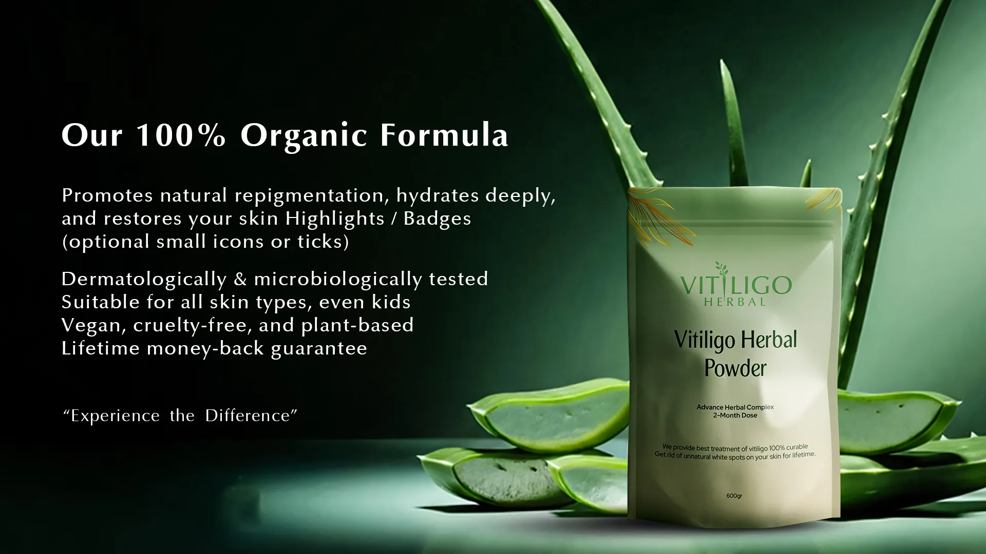 Our 100% Organic Formula